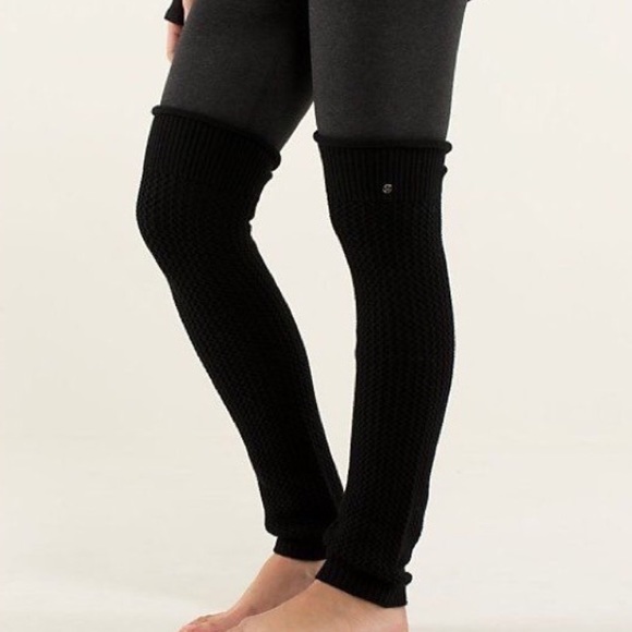 lululemon athletica Accessories - lululemon black knit leg warmers