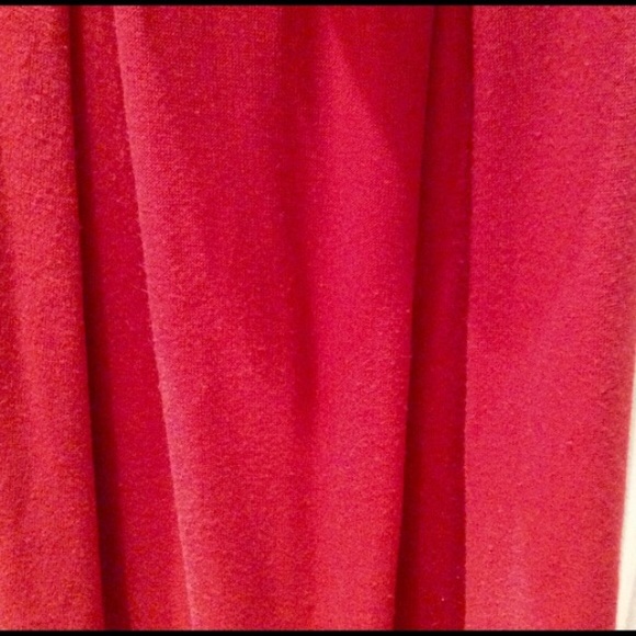 Red Cowl-Neck Dress- Impeccable Pig - Picture 4 of 4