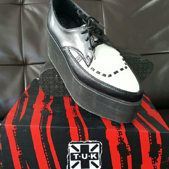 T.U.K. Shoes - New With BOX.   T.u.k. platform creepers