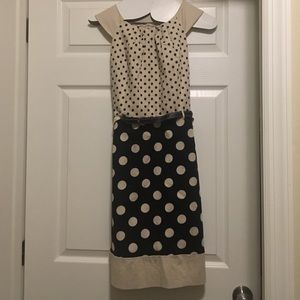 The Limited, Retro black and pink dress