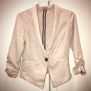 Beige Wrinkle Blazer