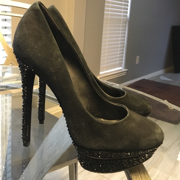 Suede Brian Atwood pumps