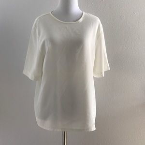 EUC Karen Scott white blouse