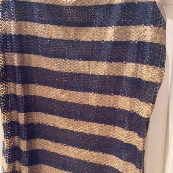 💥WKND SALE💥 Cute Blue/Bronze Sequined Tank- UO - Picture 2 of 4