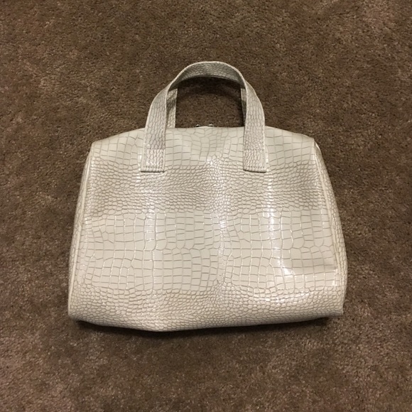 Bare minerals off white makeup bag