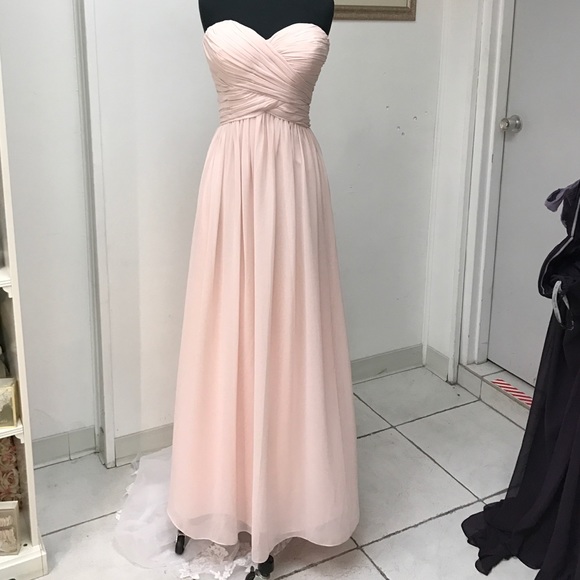 Baby pink Chiffon Gown - Picture 2 of 5