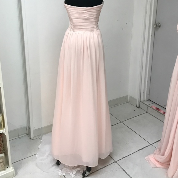 Baby pink Chiffon Gown - Picture 4 of 5