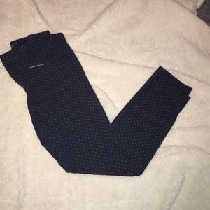 Brand New Polka Dot Super Skinny GAP Slacks
