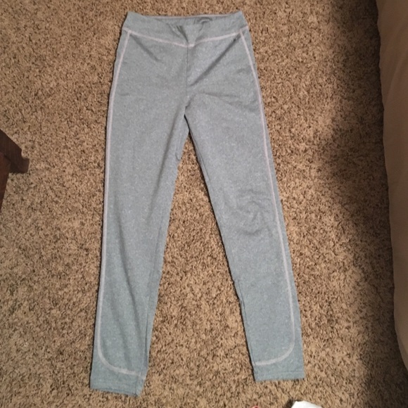 Grey fleece leggings