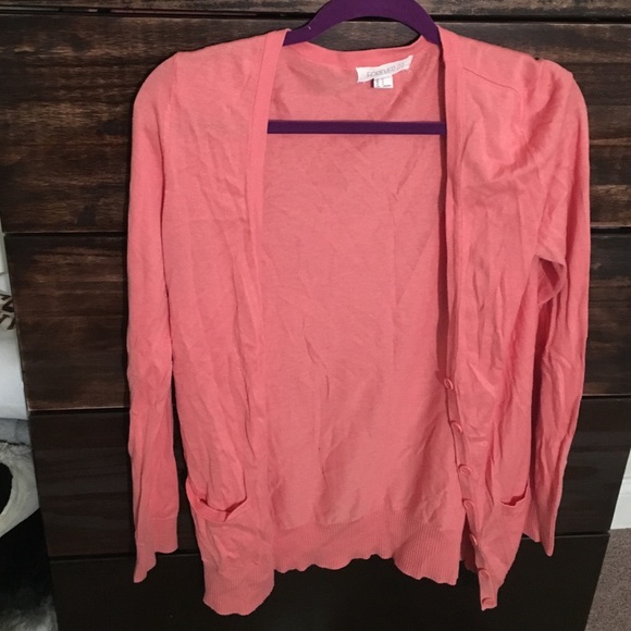 Pink cardigan