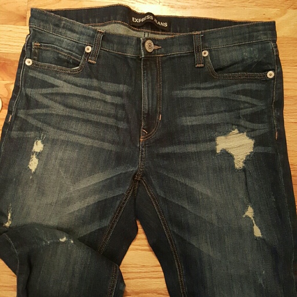 Express jeans "Girlfriend" cut