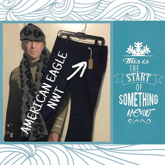 🖤🖤 NWT 🖤🖤 AEO Navy Blue BoHo Artist Pants.