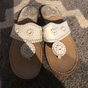 White jack roger sandals