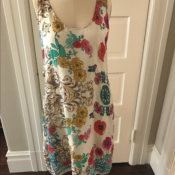 Johnny Was tunic dress, silk!