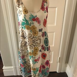 Johnny Was tunic dress, silk!