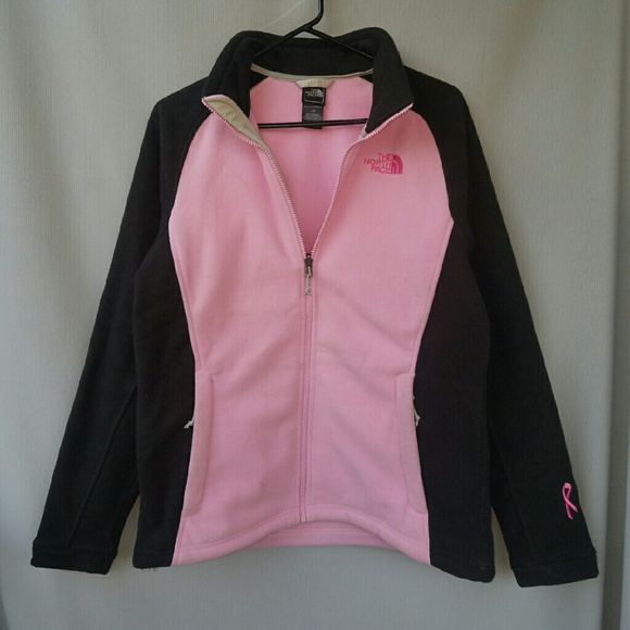 The North Face Jackets & Blazers - The North Face Denali Pink and Black Fleece