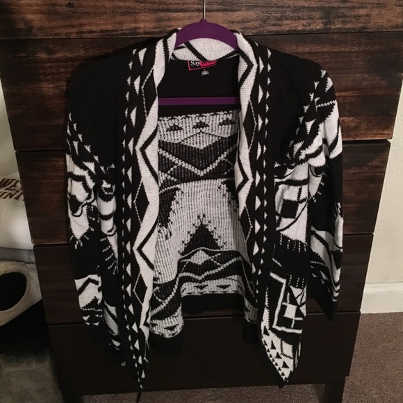 Aztec pattern cardigan