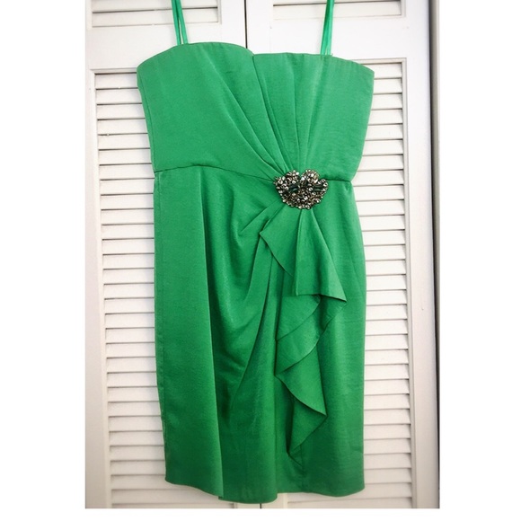 BCBG Beautiful Green Party Dress