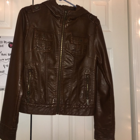 Women's Brown leather jacket