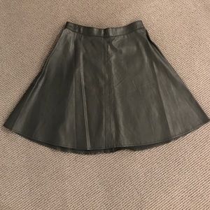 Black "pleather" size 4 skirt