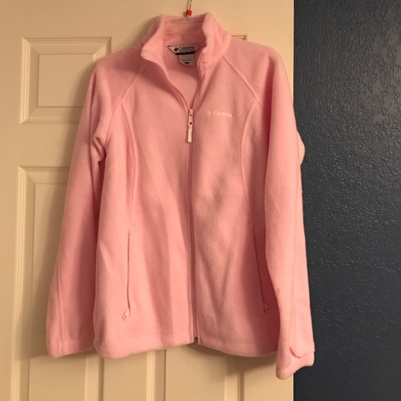 ‼️Sale‼️ Columbia light pink fleece jacket