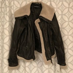 Brand new fur-lined jacket