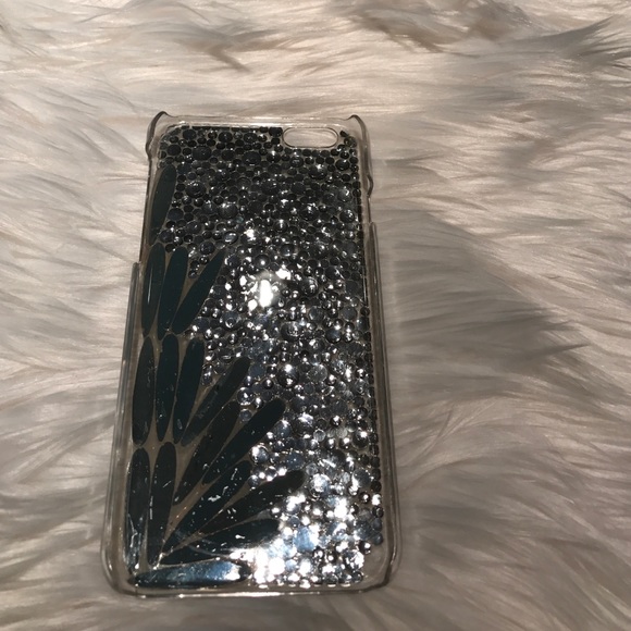 Silver Rhinestone Plastic iPhone 6/6s case - Picture 2 of 4