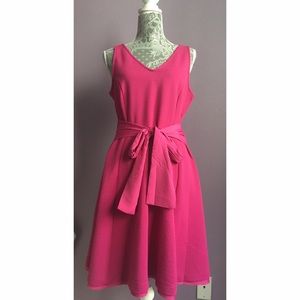 Lauren Conrad HotPink Dress Size L
