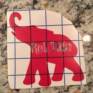 Alabama Roll Tide Lilly Pulitzer Print Decal
