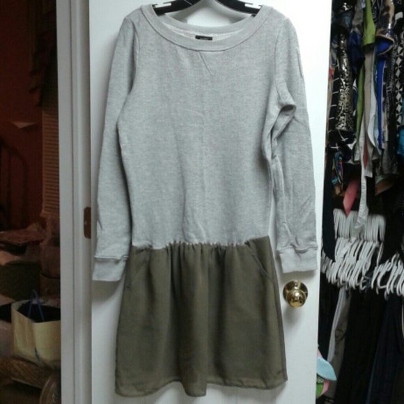 Anthropologie sweatshirt dress by Deletta