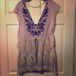 Free People Embroidered Tunic - New