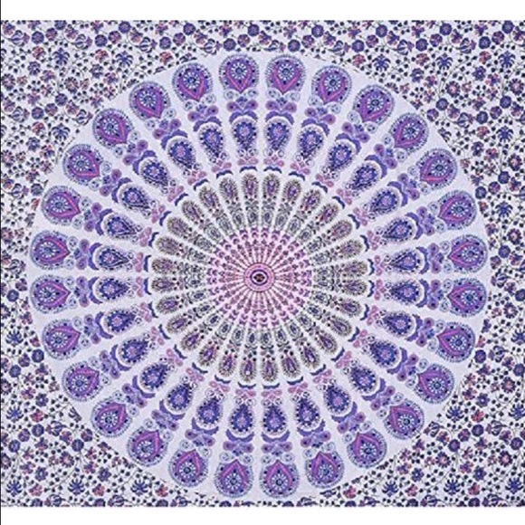 Purple hippie tapestry