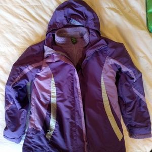 LL Bean girls parka