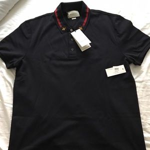 Cotton Polo with web and bee