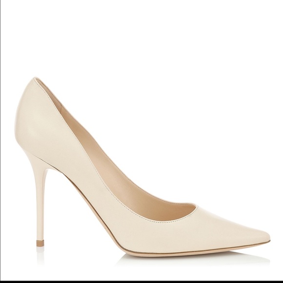 Jimmy Choo off white Abel pumps