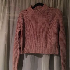 Crop sweater in brown size S
