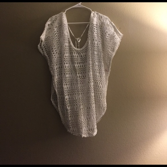 🆕 Victoria's Secret Flounce Coverup in white lace - Picture 3 of 4