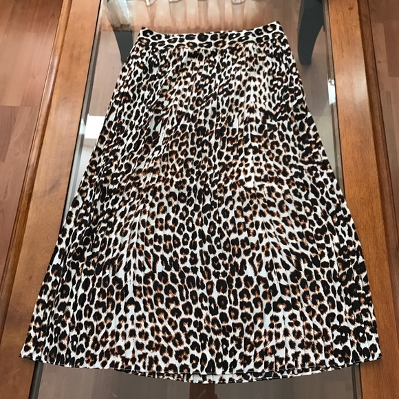 express leopard skirt