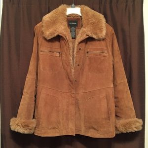 Outbrook large leather coat
