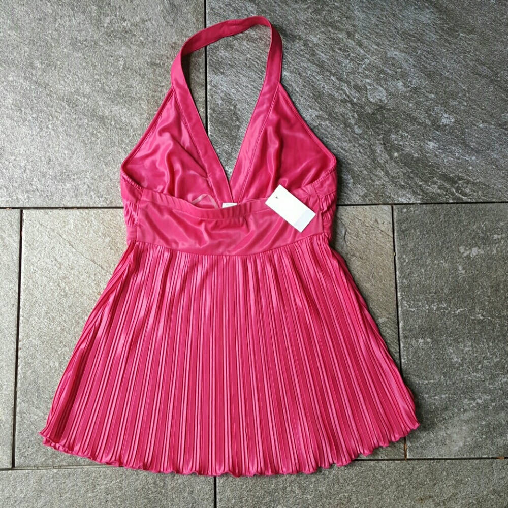 Hot Pink Halter Top - Picture 4 of 5