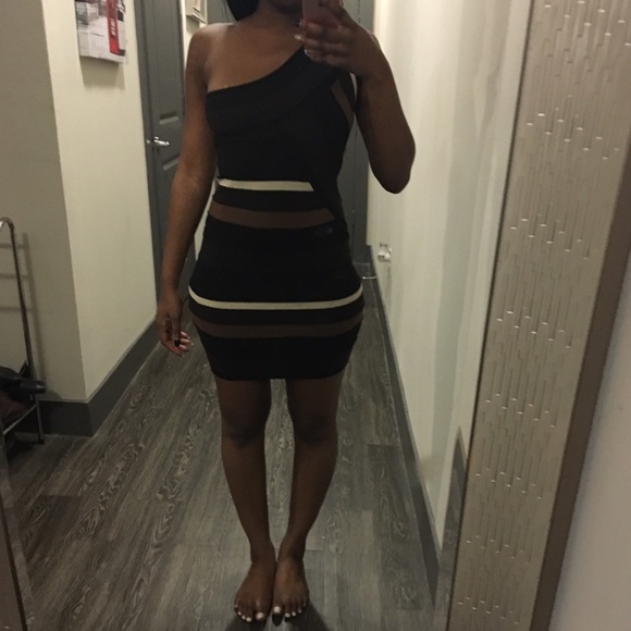 Multi color bodycon dress