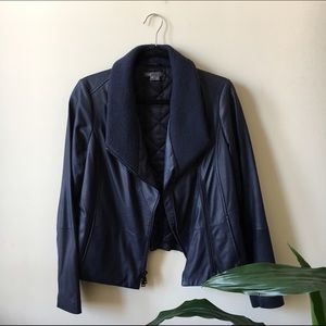 Vince Scuba Leather Jacket