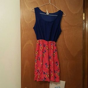 Women's espresso brand dress