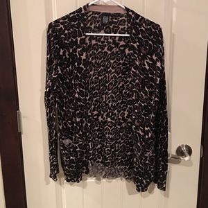 PacSun cheetah print cardigan NWOT