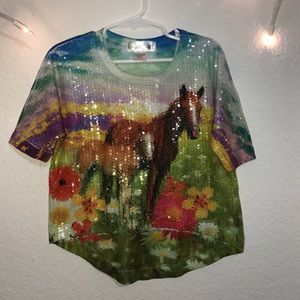 Rocker Girl: Horse shirt