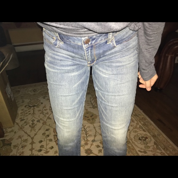 Girlfriend jeans. Long.