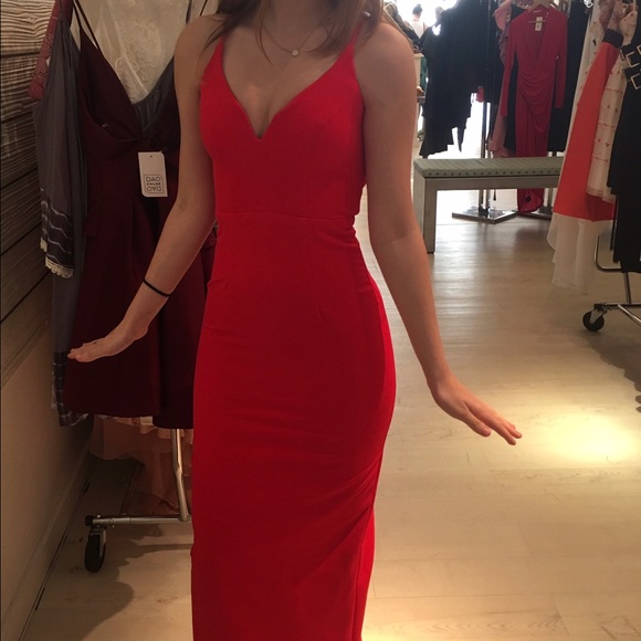 Red Bariano Formal Dress