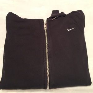 Women's black Nike zip up