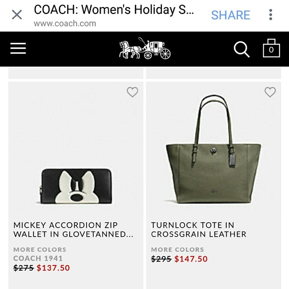 Coach purses