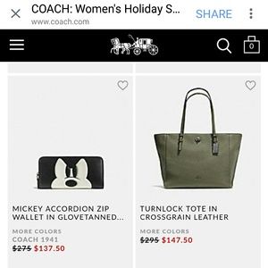 Coach purses